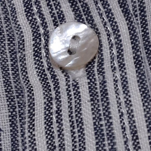 ARTISAN * NY 100% Linen LS Button Up Shirt Size Small - Picture 5 of 7